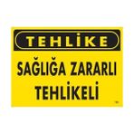 Ennalbur Tehlike Sağlığa Zararlı Tehlike Uyarı Levhası 25X35 KOD:760
