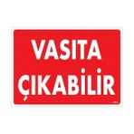 Ennalbur Vasıta Çıkabilir Uyarı Levhası 25 x 35 cm KOD:1552