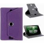 Ennar Polypad 9708 Hd - 9.7" Uyumlu Üniversal Standlı Kapaklı Tablet Kılıfı+Nano Ekran Koruyucu - Mor