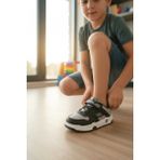 Enoch Çocuk Spor Ayakkabı Cırtlı ve Bağcıklı Düz Taban Spor Ayakkabı