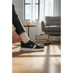 Enoch Erkek Günlük Spor Ayakkabı - Fileli Yazlık Rahat Sneaker - Siyah - Beyaz