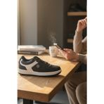 Enoch Erkek Günlük Spor Ayakkabı Kalın Tabanlı Sneaker Geometrik Logolu Ve Dikişli Model