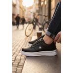 Enoch Erkek Günlük Spor Ayakkabı Kalın Tabanlı Sneaker Yaprak Logolu Trend Model