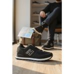 Enoch Erkek H Logolu Tırtıklı Tabanlı Retro Stil Günlük Spor Ayakkabı Sneaker