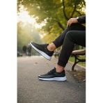 Enoch Erkek Kırmızı Detaylı Yüksek Beyaz Tabanlı Günlük Spor Ayakkabı Sneaker