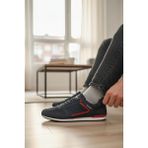Enoch Erkek Retro Spor Ayakkabı - Günlük Koşu ve Yürüyüş Sneaker - Lacivert