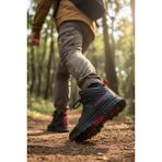 Enoch Erkek Siyah Kırmızı Waterproof Yüksek Bilekli Outdoor Trekking ve Doğa Botu - Siyah - Kırmızı