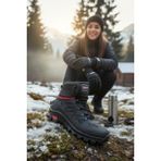 Enoch Erkek Su Geçirmez Kürklü Waterproof Outdoor Trekking ve Dağcı Botu - Siyah