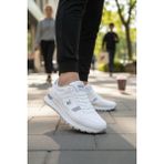 Enoch File Detaylı Hafif Taban Bağcıklı Erkek Sneaker Spor Ayakkabı - Beyaz