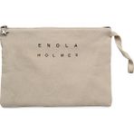 Enola Holmes Krem Clutch Astarlı Cüzdan / El Çantası - 25x18cm
