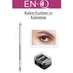 ENQ 2'li Göz Makyaj Set Waterprof Göz Kalemi ve Kalemtraş