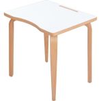 Ens Kids Collection Beyaz Laminant Ahşap Çocuk Aktivite ve Oyun Masası