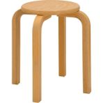 Ens Kids Collection Naturel Ahşap Dayanıklı Çocuk Taburesi - 31 cm