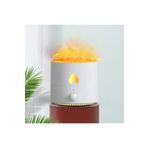 Enshall 180ML Işıklı Aroma Yayıcılı Alev Simülasyon Air Humidifer Ultrasonic Hava Nemlendirici
