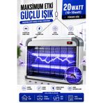 Enshall 20W Elektrikli UV LED Işıklı Zincir Askılı GLR KILL PEST Sivrisinek Öldürücü Sinek Kovucu Işık