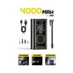 Enshall 4000 Mah Şarjlı Lastik, Bsiklet,oto Hava Kompresörü