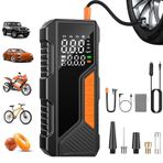 Enshall 4500mah Şarjlı Çantalı Araç Çakmaklık Uyumlu Kompresör