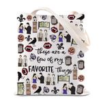 ENSIANTH BTVS Inspired Tote Çanta TVD Buffy Lover Hediye Vampir Avcısı Alışveriş Çantası Vampir TV Şovu Fan Hediyesi, Vampir Şey Çantası