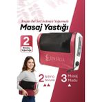 Ensiga Elektrikli Masaj Yastığı Isıtmalı Yoğurmalı Kademeli Boyun Bel Sırt Araç Çakmaklıklı Adaptörlü - 1