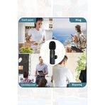 Ensiga Ikili Kablosuz Yaka Mikrofonu Iphone Uyumlu Lightning Girişli Youtube Facebook Tiktok Vlog