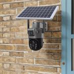 Ensiga Solar Panel Güvenlik Kamerası 6mp 4g Gece Görüşlü Alarm Sistem IP66 - Renk - Siyah
