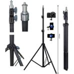 Ensiga Telefon Fotoğraf Makinesi Projektör Ring Light Uyumlu Klipsli Mini Tripod Ayak Stand