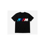 ENSUENO Yeni Sezon Erkek - Kadın BMW Baskılı Siyah T-shirt