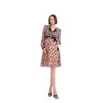 Entarim hamile elbise leopar desenli ORANGE 38