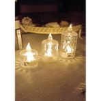 Entarzlife 3'lü LED Mum Pilli Mum Dekoratif Mum