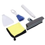 Entatial Araç yıkama bezi, taşınabilir ergonomik tasarım, komple set, çok amaçlı araç temizleme seti, ön cam koltuklar için