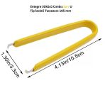 Entegre Sökücü Cımbız Sarı U Tip İzoleli Tweezers 105 Mm