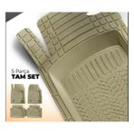 Entelux Hyundai Accent 2004-2005 Uyumlu 3D Havuzlu Paspas Bej