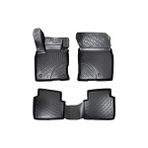 Entelux Kia Sportage 2008 Tam Uyumlu Set 3D Paspas ve Bagaj Havuzu - Siyah