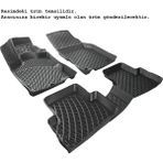 Entelux Mitsubishi L200 Tornado 2019- 3D Paspas Siyah Birebir Uyumlu Özel Tasarım