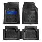 Entelux Opel Insignia 2017 Uyumlu Mavi 3d Havuzlu Paspas Takımı - Siyah - Mavi