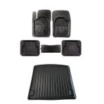 Entelux Vw Jetta Cepsiz 2011+ Bagaj Havuzu Siyah + 3D Havuzlu Paspas Birebir Uyumlu Set