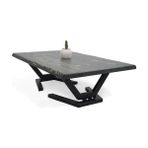 Entema Doğal Ağaç Masif Hibrit Kütük Yemek Masası ve Sehpa 90CM x 150CM - Ahşap