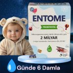 Entome 10 ml Probiyotik bebeklerde ishall ve huzursuzluk için Lgg + bb12 - Aromasız