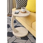 Entrea Design Tekerlekli C Sehpa Yan Sehpa Zigon Sehpa Koltuk Sehpası Servis Sehpası