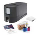 Entrust Datacard Dse Çift Yüz Baskılı Pvc Termal Kart Yazıcı Tam Panel Ribon 2 Adet + Yazılım + 100 Adet Pvc Kart