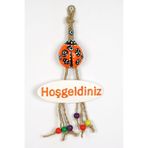 Entude Renkli Turuncu Uğur Böceği Hoşgeldiniz Kapı Süsü Dekoratif Duvar Süsü