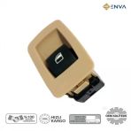 Enva Bmw X5 Sag On - Sag / Sol Arka Kapı Cam Acma Dugmesı 2007-2012 (Bej)