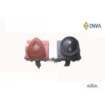Enva Otomotiv Renault Megane 2 Dortlu Flasor Dugmesı + Merkezı Kılıt Anahtarı 2003-2008
