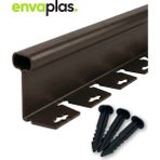 Envaplas Pratik Garden Kahverengi DÜZ Strong Sert Çim Ayırıcı 25 Mt(10*2,5 Mt) Sınırlayıcı Ayıracı Taş Bariyer