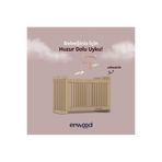 enwood ALGOL MODÜLER MDF SALLANAN BEŞİK SAFİR MEŞE (İÇ YATAK ÖLÇÜSÜ 60 CM X 100 CM) SAFİR MEŞE
