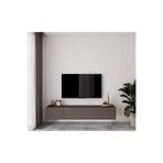 enwood Capella Gri Mdf Country 4 Kapaklı DUVARA MONTE 160 Cm Tv Ünitesi GRİ 160 x 500