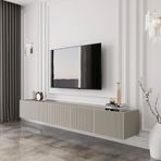 Enwood Capella Kumtaşı Rengi Mdf 5 Kapaklı Duvara Monte 200 Cm Tv Ünitesi