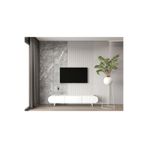 enwood Regulus Beyaz Mdf 3 Kapaklı Ahşap Ayaklı 180 Cm Modern Tv Ünitesi BEYAZ 180 x 50