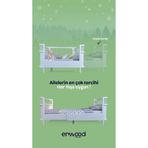 enwood SAGİTTARİUS MODÜLER MDF BEYAZ BÜYÜYEN BEŞİK (İÇ YATAK ÖLÇÜSÜ 90 CM X 130 CM) BEYAZ