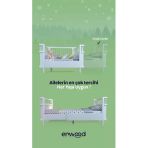 enwood SAGİTTARİUS MODÜLER MDF BEYAZ BÜYÜYEN BEŞİK (İÇ YATAK ÖLÇÜSÜ 90 CM X 130 CM)